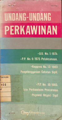 Undang-Undang Perkawinan