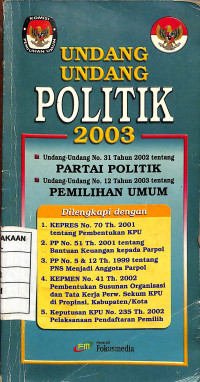 Image of Undang Undang Politik 2003