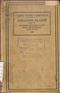 United States Coast Pilot - Philippine Islands Part II - 1939