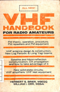 VHE Handbook for Radio Amateurs