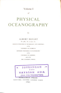 Volume I of Physical Oceanography