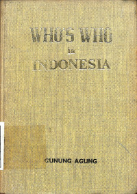 Who's Who in Indonesia