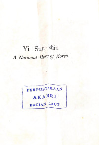 Image of Yi Sun - Shin A National Hero Of Korea