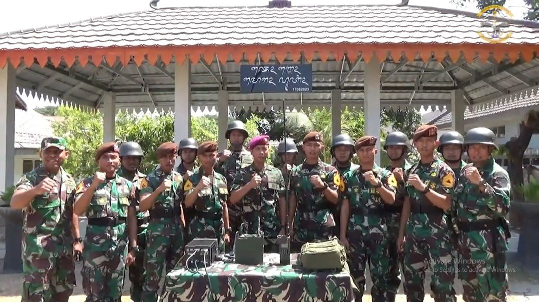 ⁣LATTEK PASUKAN TARUNA TK III KORPS MARINIR DI YONKOMLEK 2 MARINIR