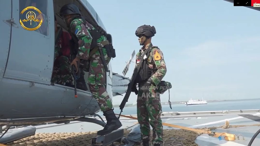 MOBUD (Mobile Udara) Lintas Hely Taruna TK IV Korps Marinir