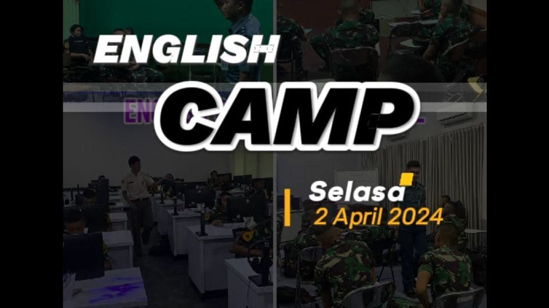 ⁣ENGLISH CAMP 2 APRIL 2024